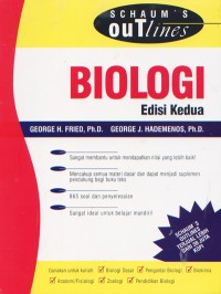 Biologi Edisi Kedus; Schaum's Outlines