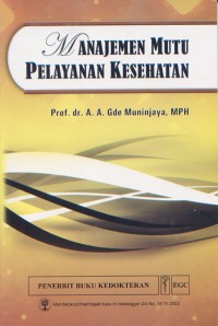 Manajemen Mutu Pelayanan Kesehatan