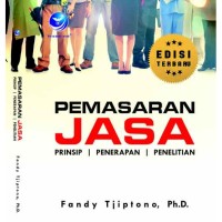 Image of Pemasaran Jasa: prinsip, penerapan, penelitian