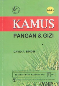 Image of Kamus Pangan & Gizi