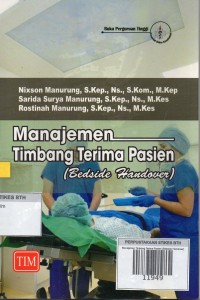 Manajemen Timbang Terima Pasien (Bedside Handover)