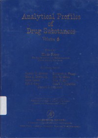 Image of Analytical Profiles Of Drug Substances: Volume 6