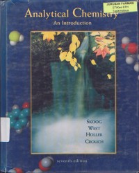 Analytical Chemistry: An introduction Seventh Edition