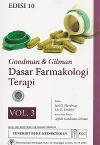 Image of Goodman & Gilman: Dasar Farmakologi Terapi Edisi 10 Volume 3