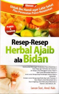 Resep-Resep Herbal Ajaib ala Bidan