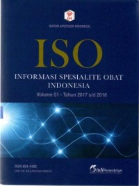 Image of ISO: Informasi Spesialite Obat Indonesia Volume 51 - Tahun 2017 s/d 2018