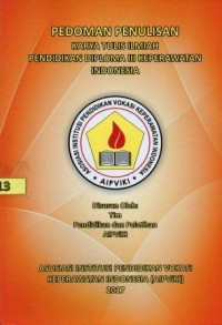 Image of Pedoman Penulisan Karya Tulis Ilmiah Pendidikan Diploma III Keperawatan Indonesia