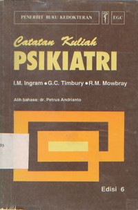 Image of Psikiatri: Catatan Kuliah