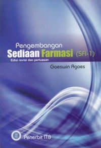 Image of Pengembangan Sediaan Farmasi (SFI-1): edisi revisi dan perluasan