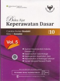 Buku ajar Keperawatan Dasar  Vol. 5 Edisi 10