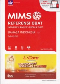 MIMS Referensi Obat: Informasi Ringkas Produk Obat Bahasa Edisi 2015