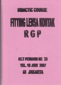 Image of Didactic Course: Fitting Lensa Kontak (RGP)