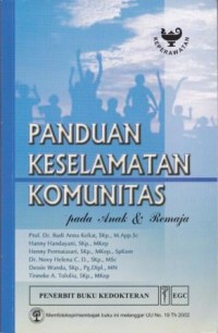 Panduan Keselamatan Komunitas pada Anak dan Remaja