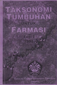 Image of Taksonomi Tumbuhan untuk Farmasi
