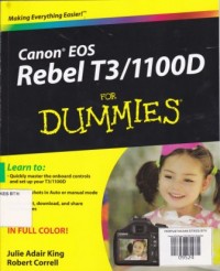 Image of Canon EOS Rebel T3/1100 D for Dummies
