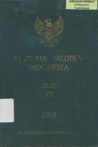 Materia Medika Indonesia Jilid VI