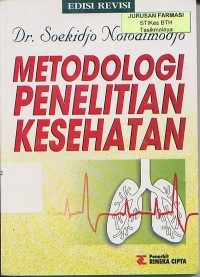 Image of Metodologi Penelitian Kesehatan Edisi Revisi
