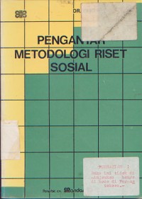 Image of Pengantar Metodologi Riset Sosial