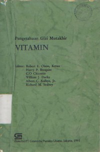 Pengetahuan Gizi Mutakhir:Vitamin