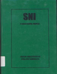 SNI(Standar Nasional Indonesia)