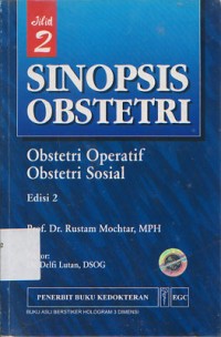 Sinopsis Obstetri: Obstetri Operatif, Obstetri Sosial