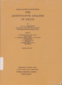 The Quantitative Analysis of Drugs