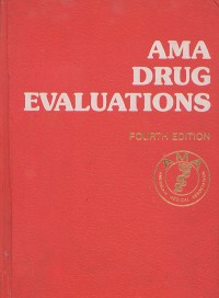 Image of Ama Drugs Evaluations Fourth Edition