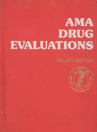 Ama Drugs Evaluations Fourth Edition