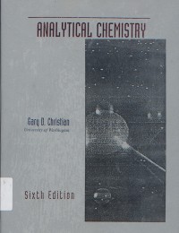 Analytical Chemistry Sixth Edition