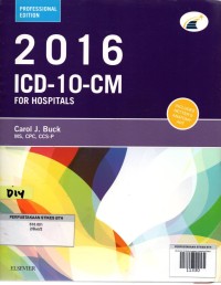 Image of 2016 ICD-10-CM for hospitals Profesional Edition
