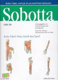 Image of Atlas Anatomi Manusia Sobotta Edisi 24: Anatomi umum dan sistem muskuloskeletal