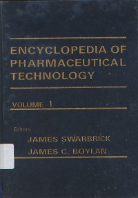 Image of Encylclopedia Of Pharmaceutical Technology Volume: 1