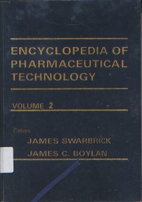Image of Encylclopedia Of Pharmaceutical Technology Volume: 2