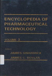 Image of Encylclopedia Of Pharmaceutical Technology Volume: 3