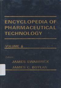 Encylclopedia Of Pharmaceutical Technology Volume: 6