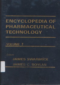 Image of Encyclopedia Of Pharmaceutical Technology: Volume 7