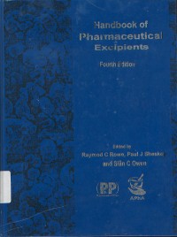 Image of Handbook Of Pharmaceutical Excipients Fourth Edition