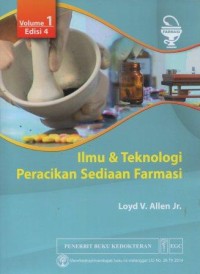 Image of Ilmu dan Teknologi Peracikan Sediaan Farmasi Volume 1 Edisi 4