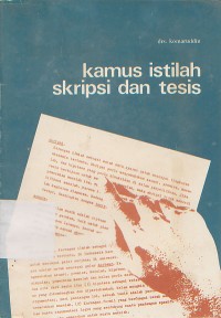 Image of Kamus Istilah Skripsi dan Tesis