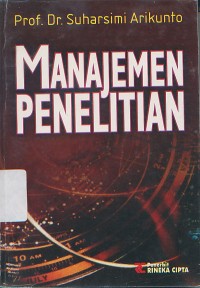 Image of Manajemen Penelitian Edisi Baru