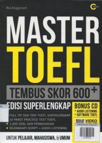 Master Toefl Tembus Skor 600+