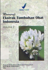 Image of Monografi Ekstrak Tumbuhan Obat Indonesia Volume 2