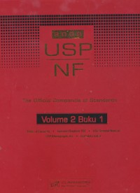 USP NF 2009; The Official Compendia of Standards Volume 2 Buku 1