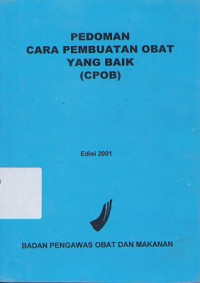 Image of Pedoman Cara Pembuatan Obat Yang Baik