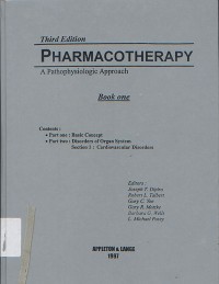 Image of Pharmacotherapy: A Pathophysiologic Approach: Book One