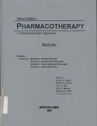 Pharmacotherapy: A Pathophysiologic Approach: Book Two