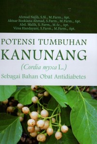 Potensi Tumbuhan Kanunang (Cordia myxa L.) sebagai Bahan Obat Antidiabetes