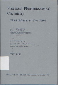 Practical Pharmaceutical Chemictry Part One