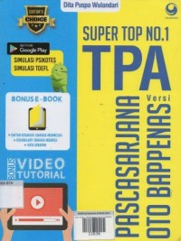 Super Top No. 1 TPA Pascasarjana Versi OTO BAPPENAS