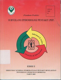 Image of Panduan Praktis Surveilans Epidemiologi Penyakit (PEP)